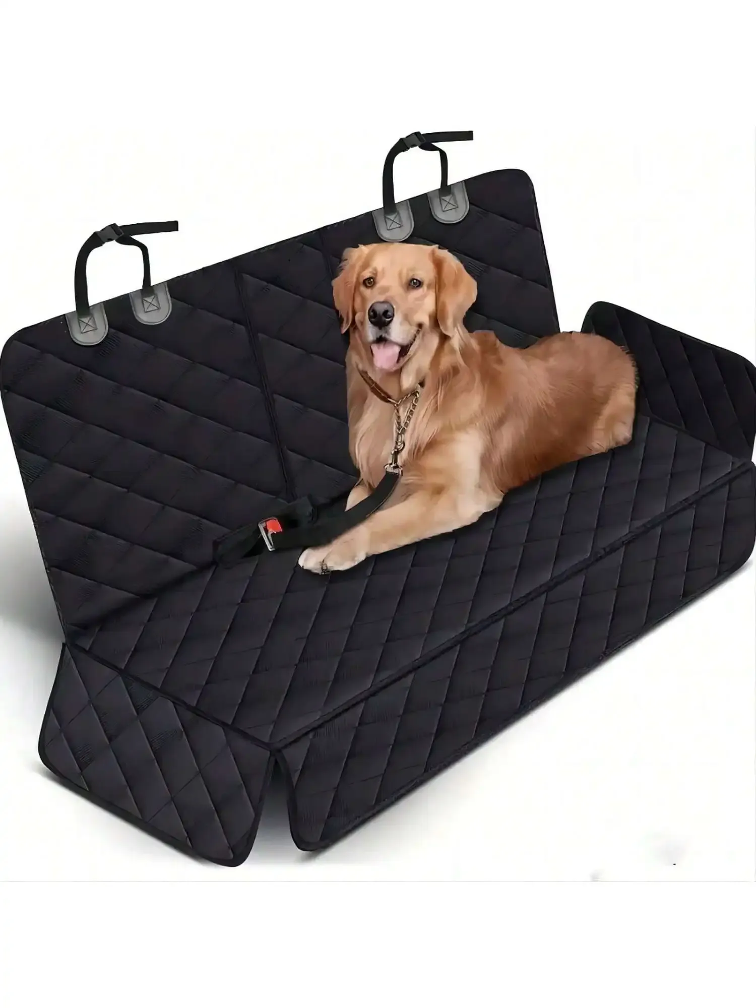 Housse de siège auto imperméable pour chien avec accoudoir central, matelas de voyage pour animaux de compagnie
