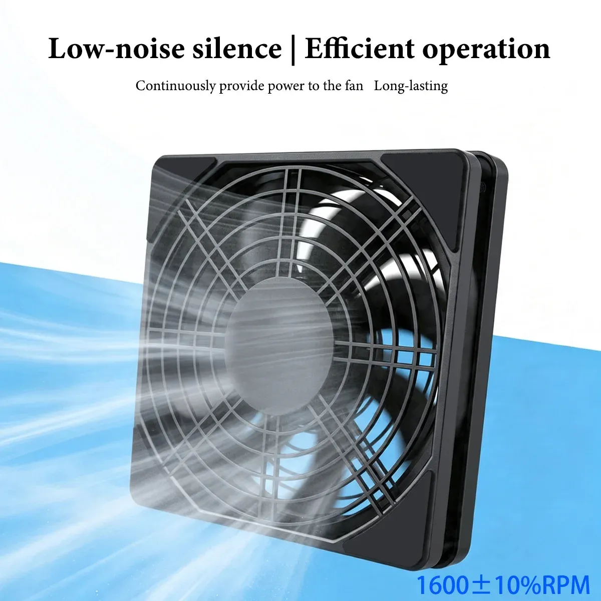 Ventilateur de refroidissement, vue latérale