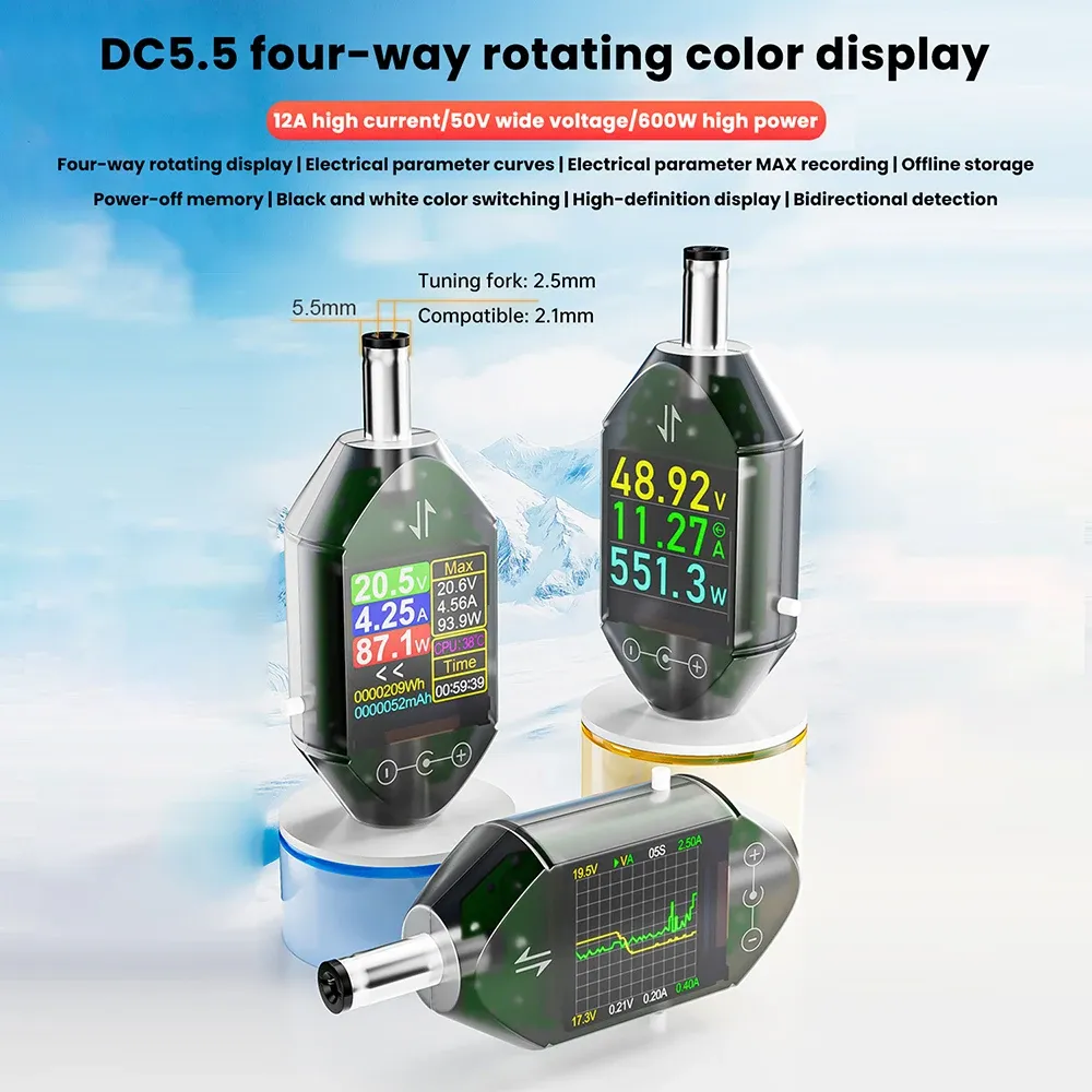 Affichage du testeur d'interface DC