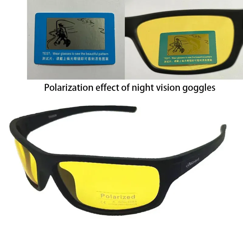 Lunettes de soleil polarisées pour homme, monture rectangulaire marron, verres de sport, protection UV400 12