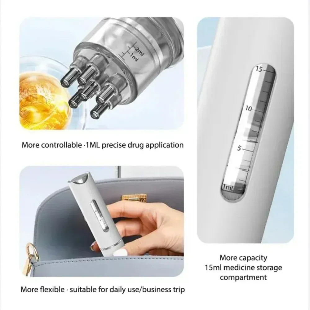 Applicateur pour cuir chevelu, peigne liquide, mini peigne de massage portable, applicateur d'huile essentielle, masseur anti-chute de cheveux, outil de soin du cuir chevelu 6