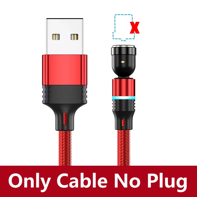 Câble de charge magnétique AUFU avec connecteur Micro USB et Type C, compatible iPhone 11 Pro, XS Max et Xiaomi, rotation à 540 degrés 15