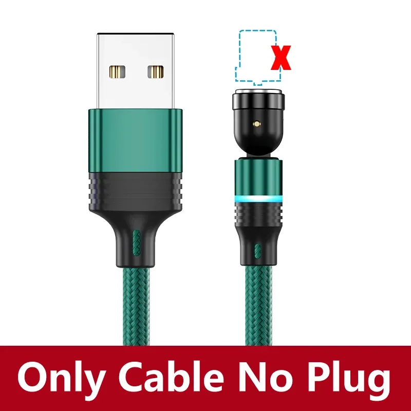 Câble de charge magnétique AUFU avec connecteur Micro USB et Type C, compatible iPhone 11 Pro, XS Max et Xiaomi, rotation à 540 degrés 14