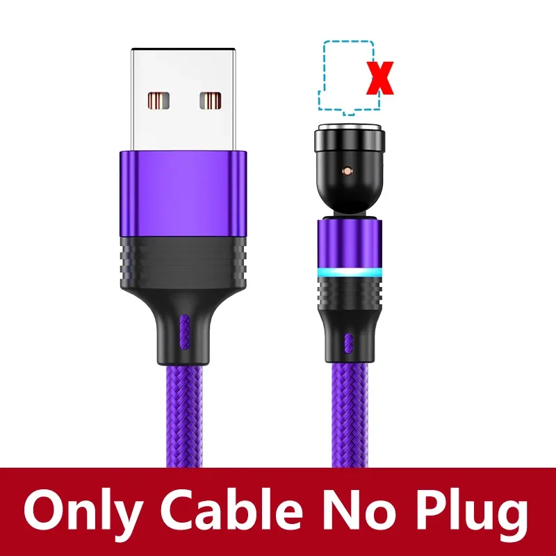 Câble de charge magnétique AUFU avec connecteur Micro USB et Type C, compatible iPhone 11 Pro, XS Max et Xiaomi, rotation à 540 degrés 17