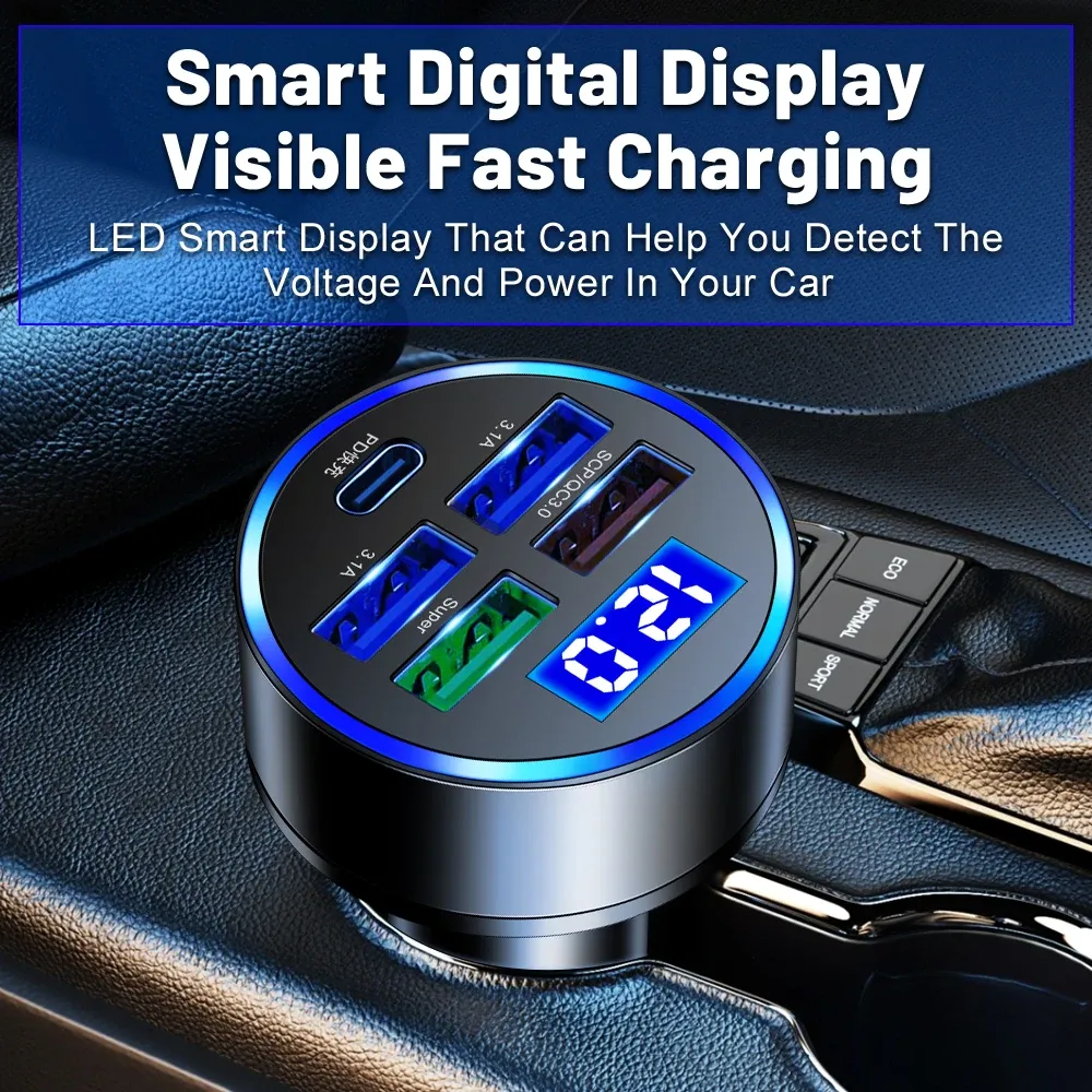 Chargeur de voiture USB-C