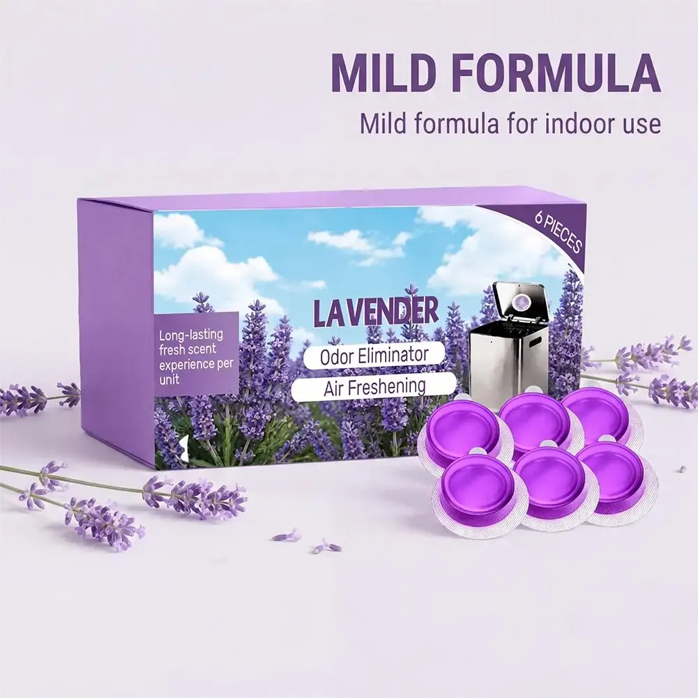 Désodorisant autocollant longue durée pour poubelle – Tampon auto-adhésif éliminateur d'odeurs pour placard, salle de bain et cuisine 3