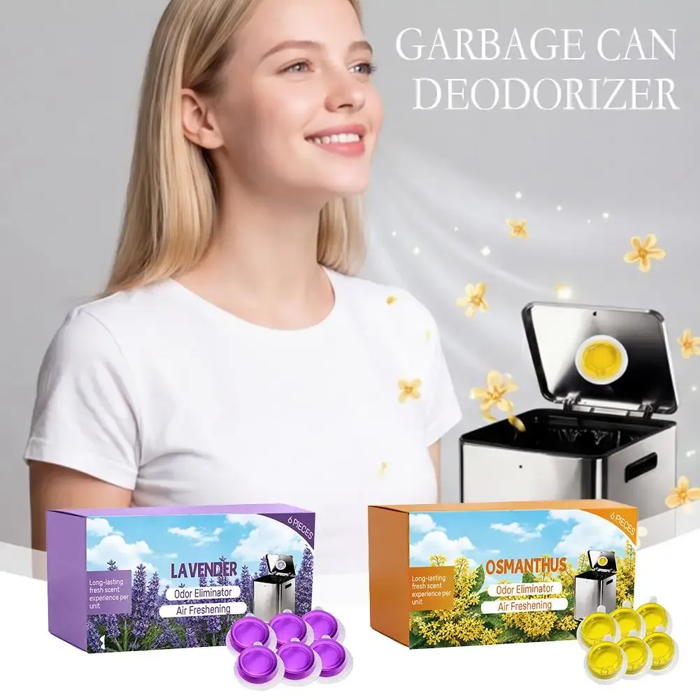 Désodorisant autocollant longue durée pour poubelle – Tampon auto-adhésif éliminateur d'odeurs pour placard, salle de bain et cuisine 2