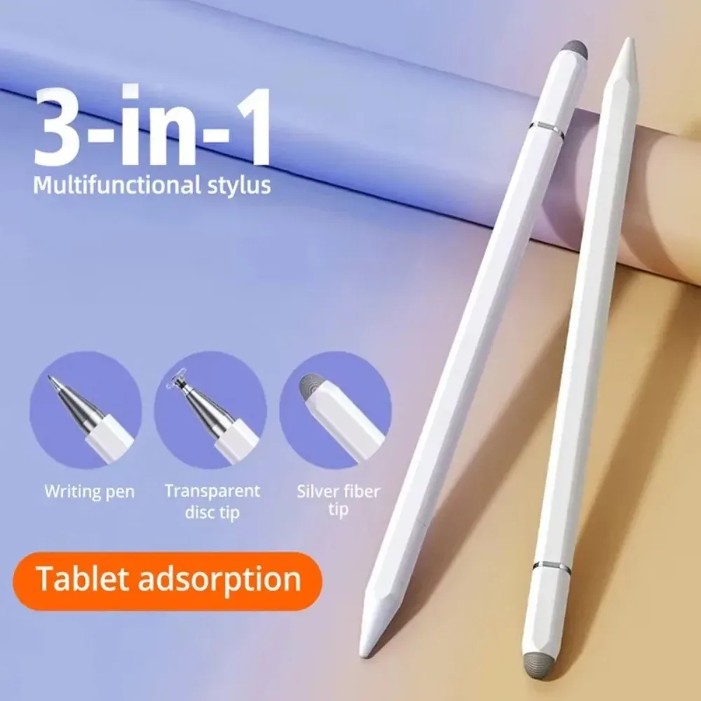 Stylet magnétique 3 en 1 universel pour écran tactile capacitif, stylo pour dessin et écriture, compatible téléphone, tablette, Android et iOS 1