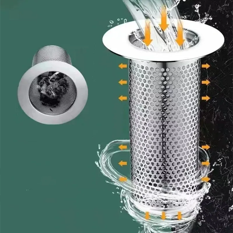 Filtre de vidange en acier inoxydable, utilisation