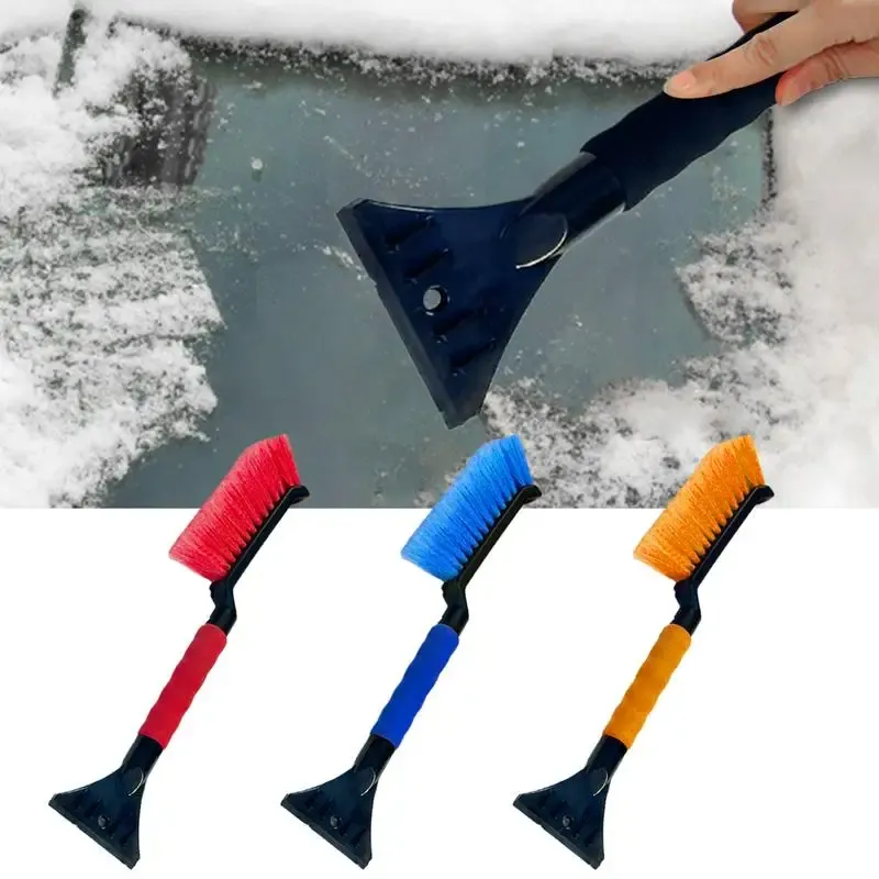 Brosse à neige 2 en 1 avec grattoir à glace et poignée ergonomique en mousse 2