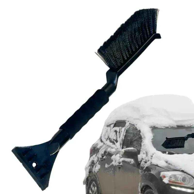 Brosse à neige 2 en 1 avec grattoir à glace et poignée ergonomique en mousse 4