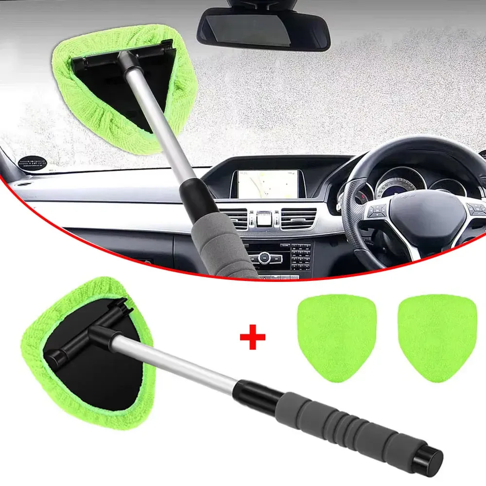 Ensemble de brosses de nettoyage télescopiques pour pare-brise et vitres de voiture