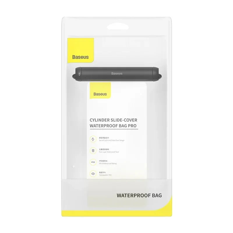 Pochette étanche IPX8 Baseus pour smartphone, compatible iPhone 13 et 12, Samsung et Xiaomi, idéale pour la natation et la plongée 6