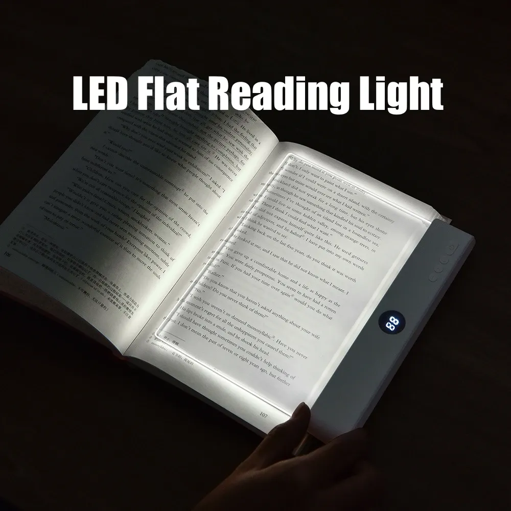 Lampe de lecture LED à pince rechargeable USB avec vision nocturne et protection des yeux, idéale pour les étudiants et la lecture de nuit