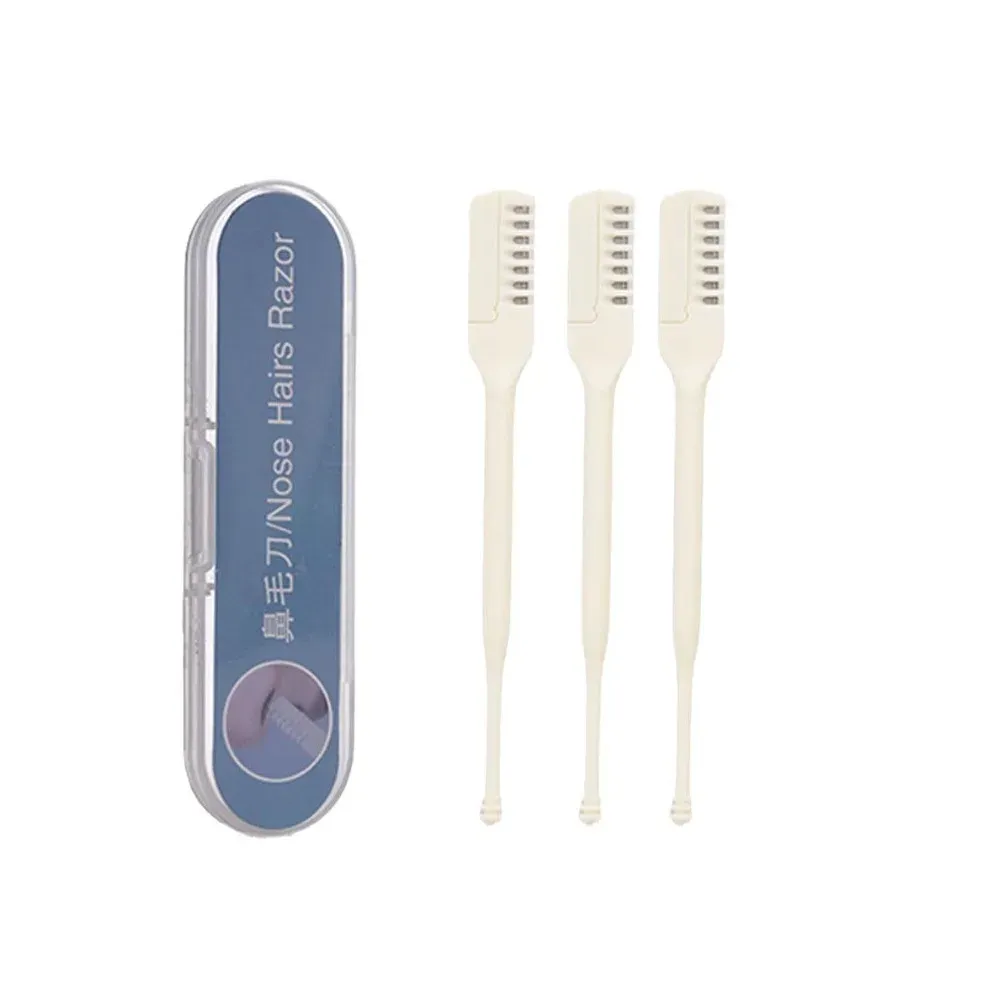 Tondeuse nez et oreilles numérique pour hommes, rechargeable USB, indolore, étanche IPX5, kit de toilettage 7