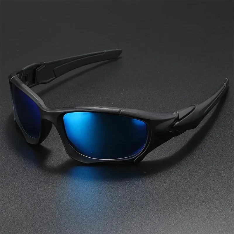 Lunettes de soleil polarisées pour sports de plein air, monture incurvée résistante aux chocs, verres protecteurs, mixtes, idéales pour la conduite 3