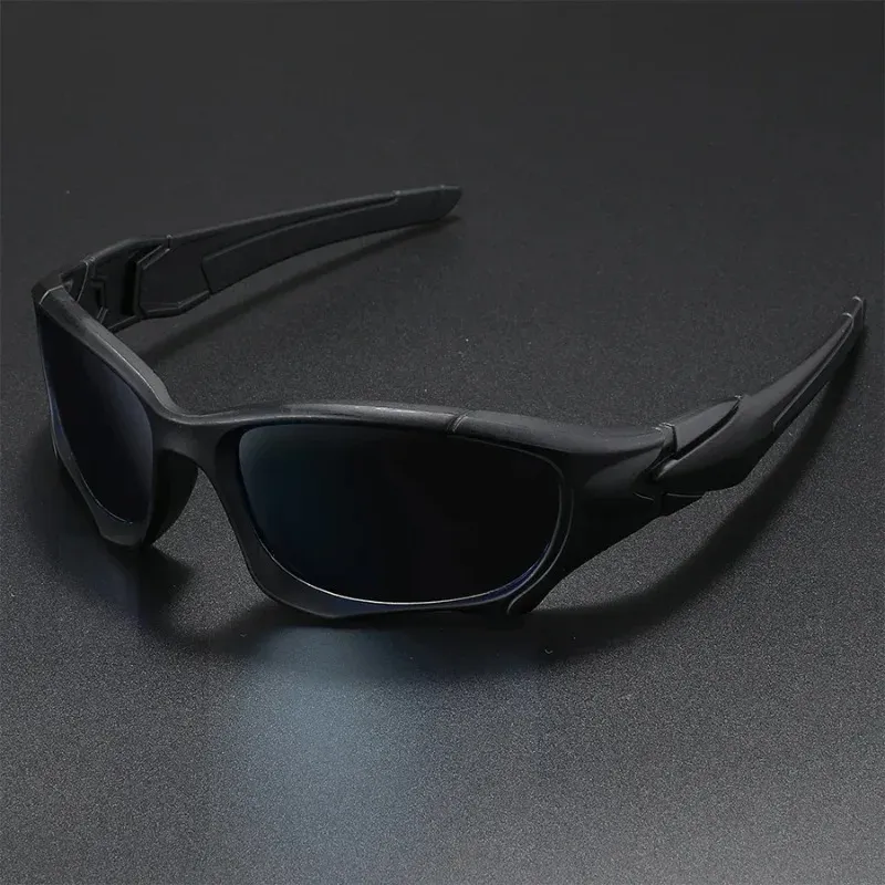 Lunettes de soleil polarisées pour sports de plein air, monture incurvée résistante aux chocs, verres protecteurs, mixtes, idéales pour la conduite 2