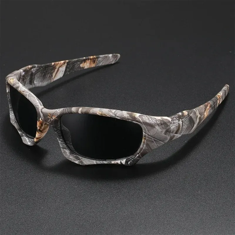 Lunettes de soleil polarisées pour sports de plein air, monture incurvée résistante aux chocs, verres protecteurs, mixtes, idéales pour la conduite 4