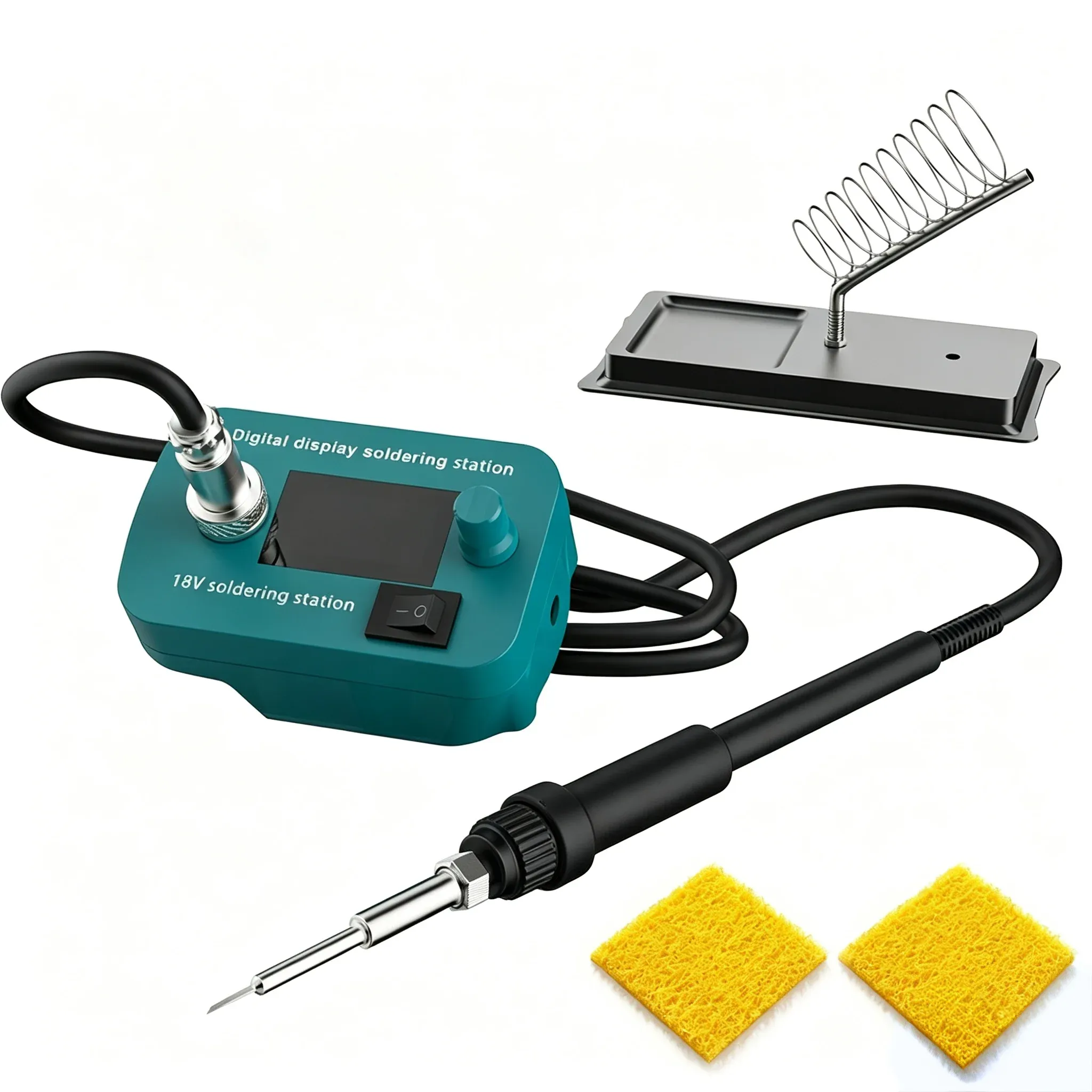 Nananuu – Fer à souder sans fil à réglage de température, pistolet de soudure réglable, compatible Makita, Dewalt, Bosch et Milwaukee 7
