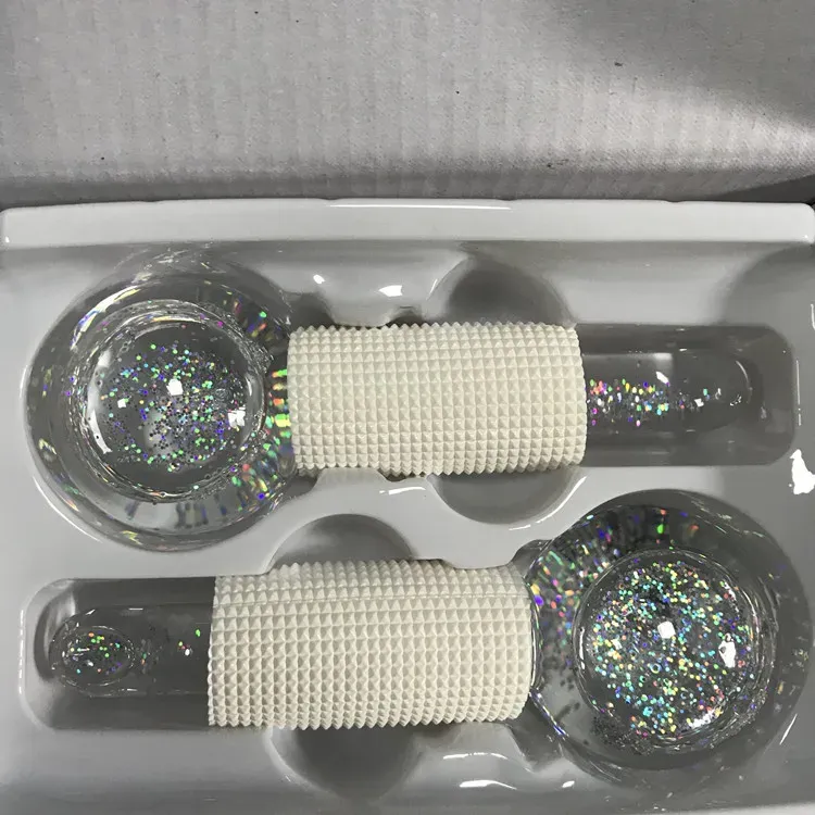 Détail de la boule de cristal rafraîchissante