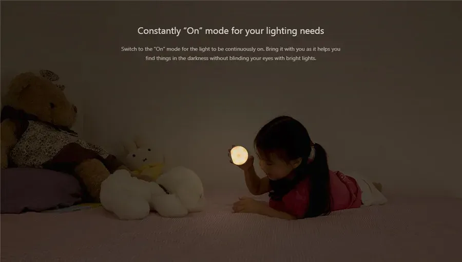 Veilleuse Yeelight, lumière douce en soirée