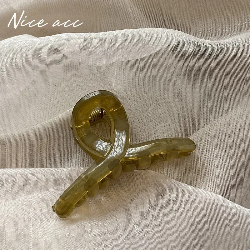 Lot de 4 mini pinces à cheveux requin pour petite fille, clip latéral pour frange semi-transparente 5