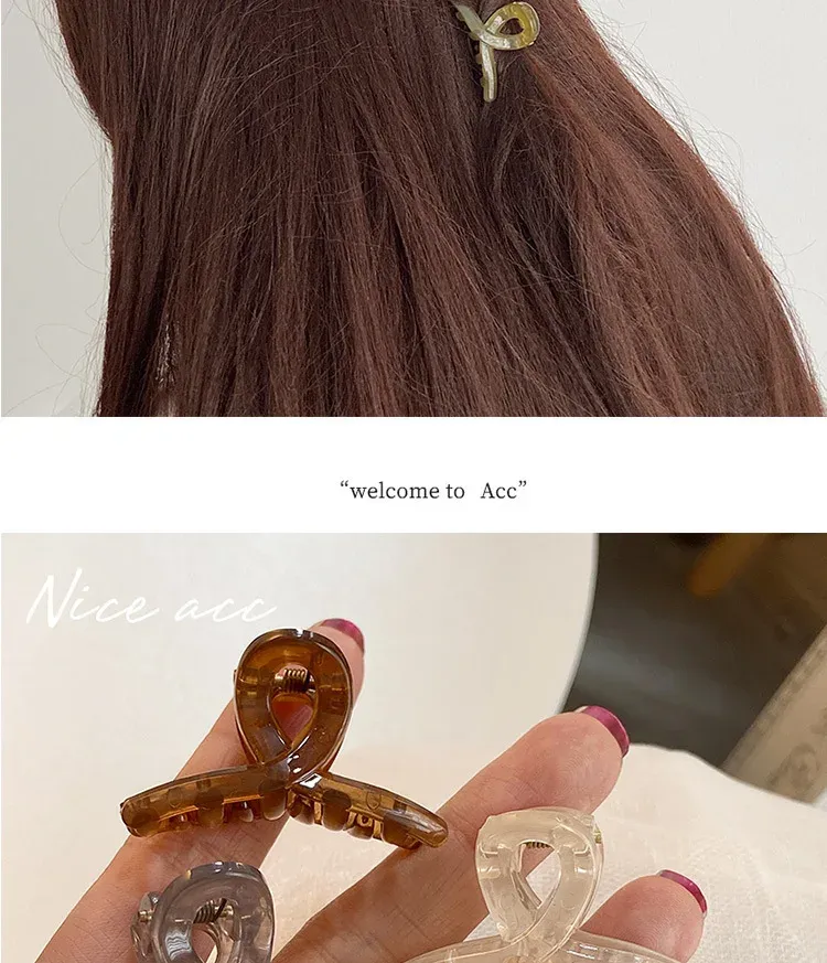 Pince petit requin pour cheveux