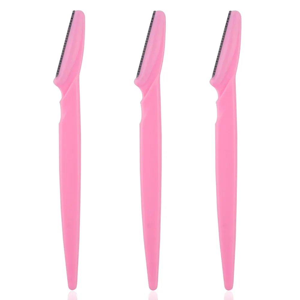 Rasoir à sourcils portable pour femme, lot de 3, 4 ou 10 pièces, lames de sécurité pour le visage et les yeux 12