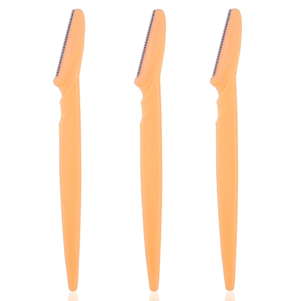 Rasoir à sourcils portable pour femme, lot de 3, 4 ou 10 pièces, lames de sécurité pour le visage et les yeux 16