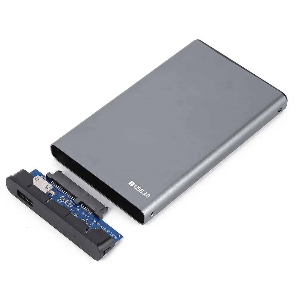 Boîtier de disque dur USB 3.0 2,5" SATA pour HDD et SSD, boîtier externe haute vitesse 5 Gbps pour ordinateur portable 1