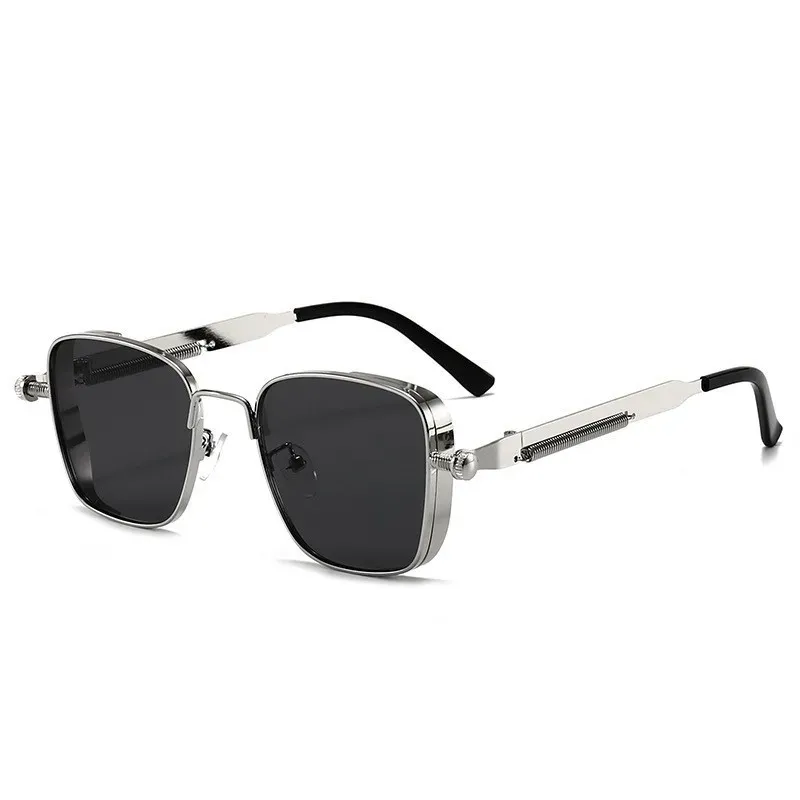 Lunettes de soleil polarisées pour homme en métal, protection anti-UV, idéales pour la conduite 3