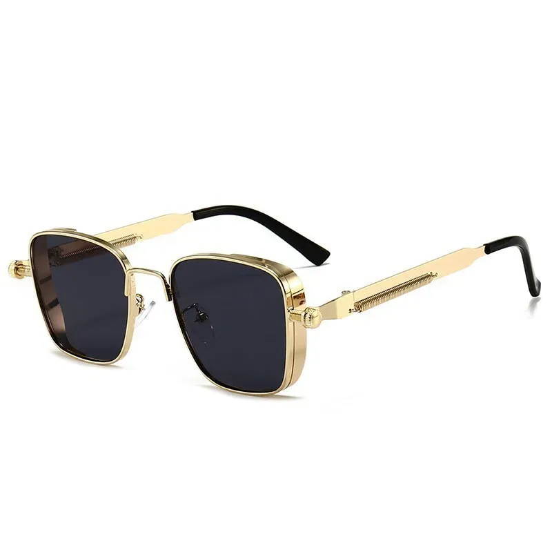 Lunettes de soleil polarisées pour homme en métal, protection anti-UV, idéales pour la conduite 5