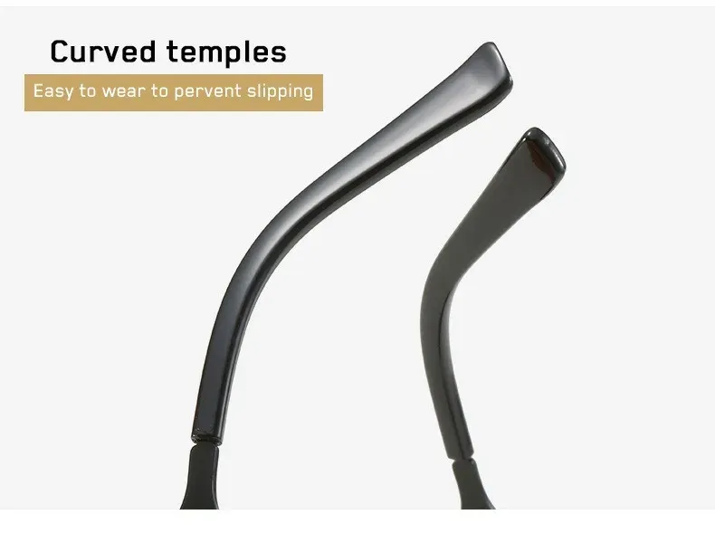 Lunettes de soleil, détails du modèle
