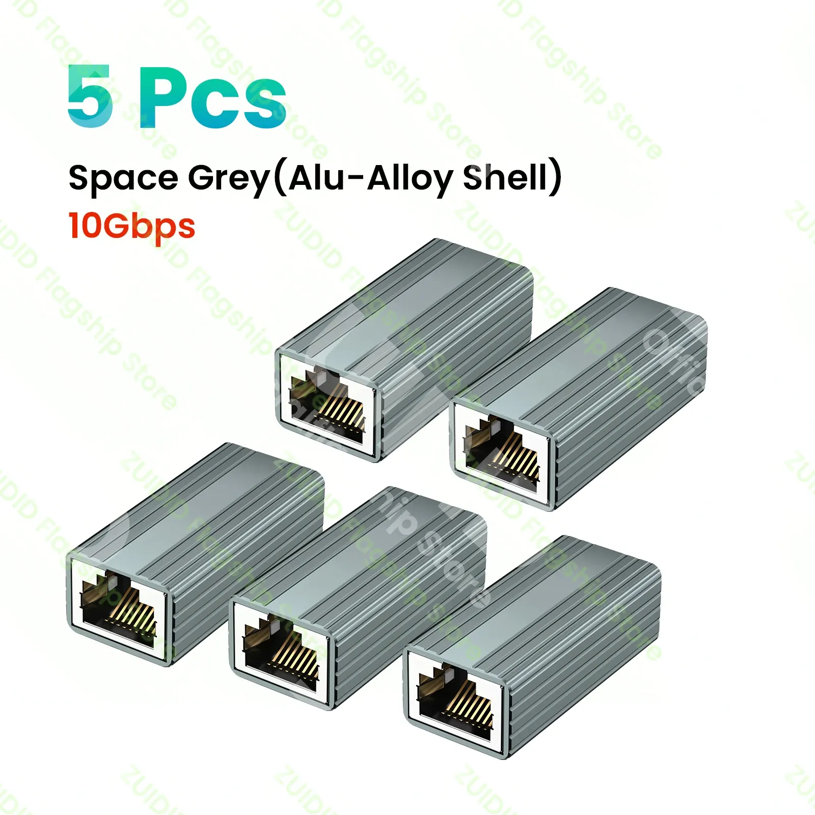 1/2/5/10 pièces Adaptateur RJ45 femelle à femelle 10 Gbps, coupleur Ethernet Gigabit pour câble réseau Cat8, Cat7, Cat6 13