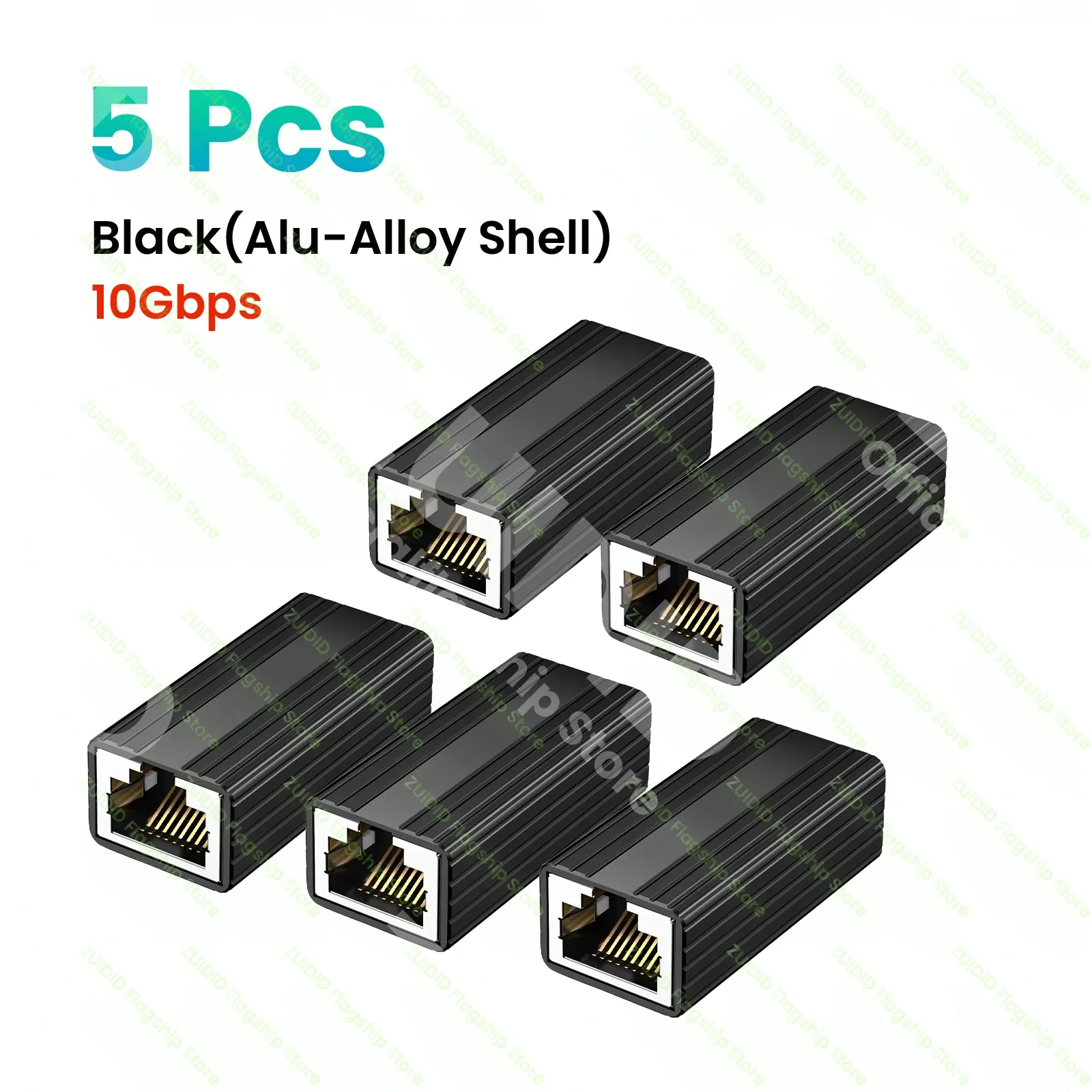 1/2/5/10 pièces Adaptateur RJ45 femelle à femelle 10 Gbps, coupleur Ethernet Gigabit pour câble réseau Cat8, Cat7, Cat6 8