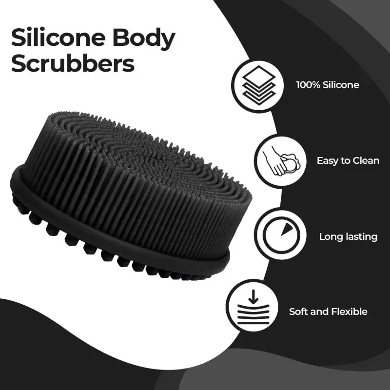 Détail de la texture de la brosse en silicone