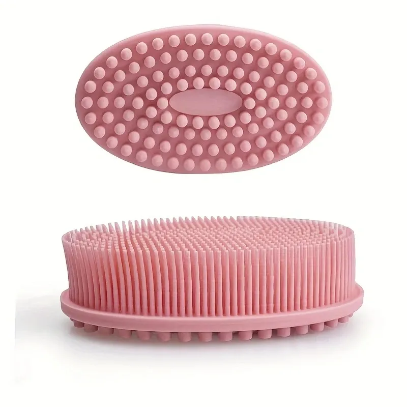 Brosse de bain et de shampoing en silicone, gommage corporel exfoliant pour la douche 10