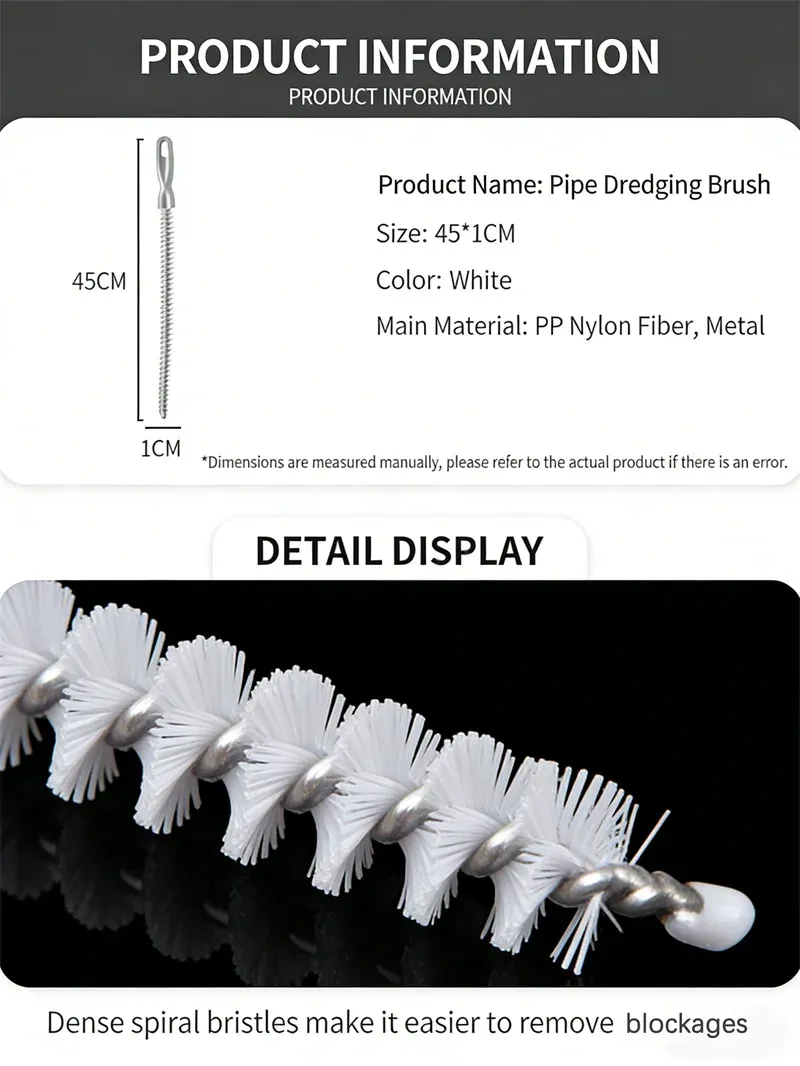 Brosse de nettoyage d'évier vue de près