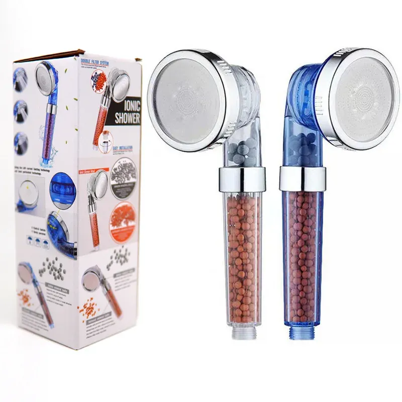 Pommeau de douche haute pression style spa, économie d'eau, avec filtre