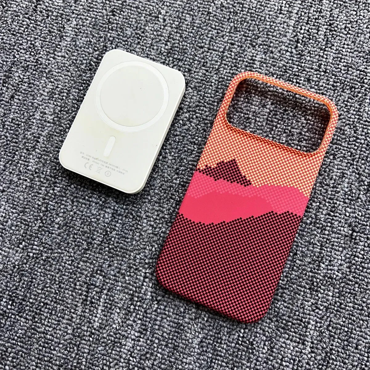 Coque sans cadre en fibre de carbone compatible MagSafe pour iPhone 18, 17 Air, 16 Plus, 15, 14 et 13 Pro Max 12