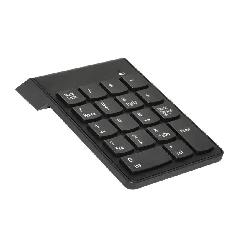 Clavier numérique filaire et sans fil 2,4 GHz à 18 touches, mini pavé numérique double mode avec récepteur USB, pavé numérique externe portable