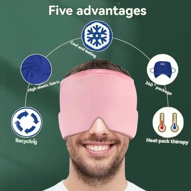 Chapeau de soulagement pour la migraine, vue d'ensemble du design