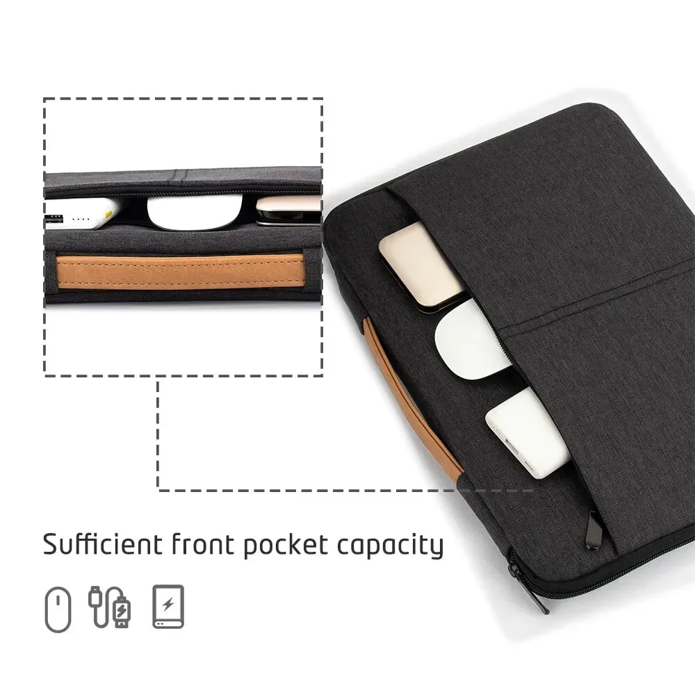 Housse de protection pour ordinateur portable 13,3 à 14,2 et 15 à 15,6 pouces, compatible MacBook Pro M3 Max, M2 et M1, sac de transport fin pour homme et femme 4