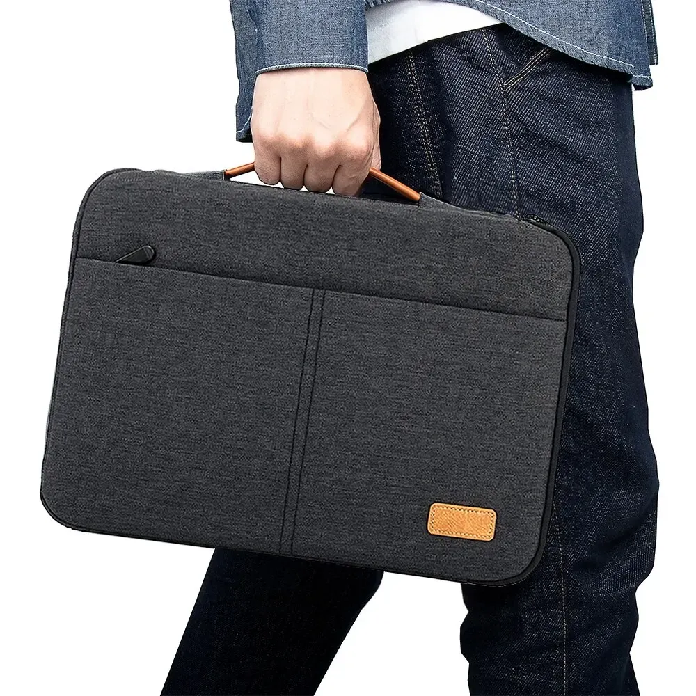 Housse de protection pour ordinateur portable 13,3 à 14,2 et 15 à 15,6 pouces, compatible MacBook Pro M3 Max, M2 et M1, sac de transport fin pour homme et femme 6