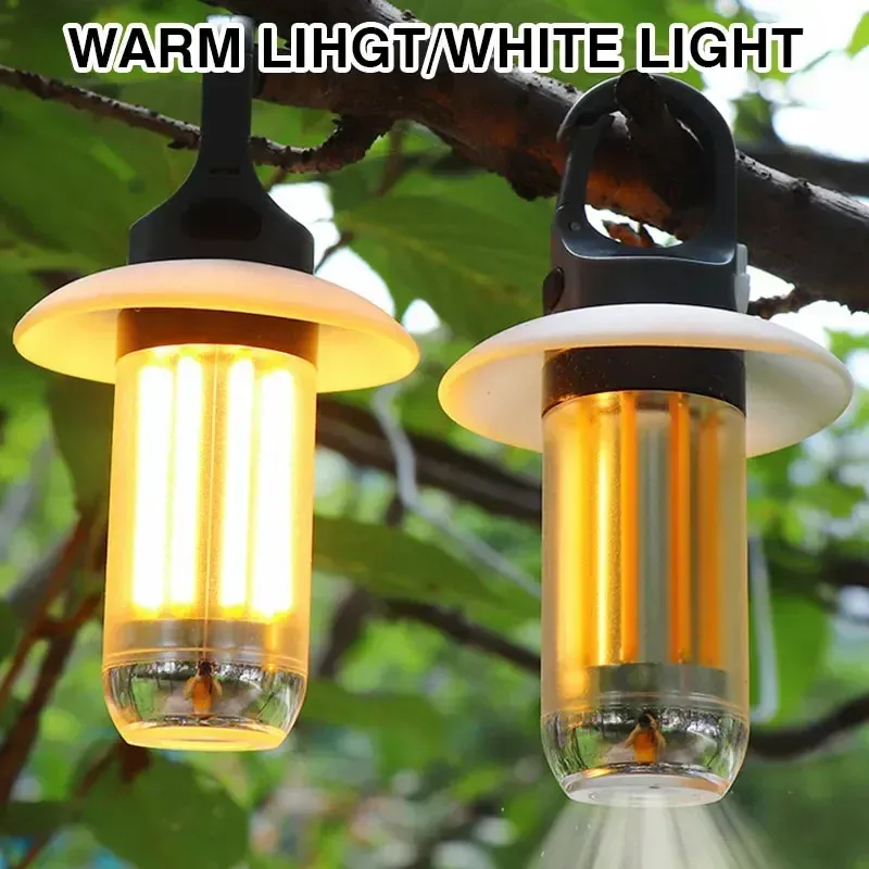 Lampe de poche LED rechargeable et portable, étanche, 5 modes d'éclairage, idéale pour le camping et le travail en extérieur 6