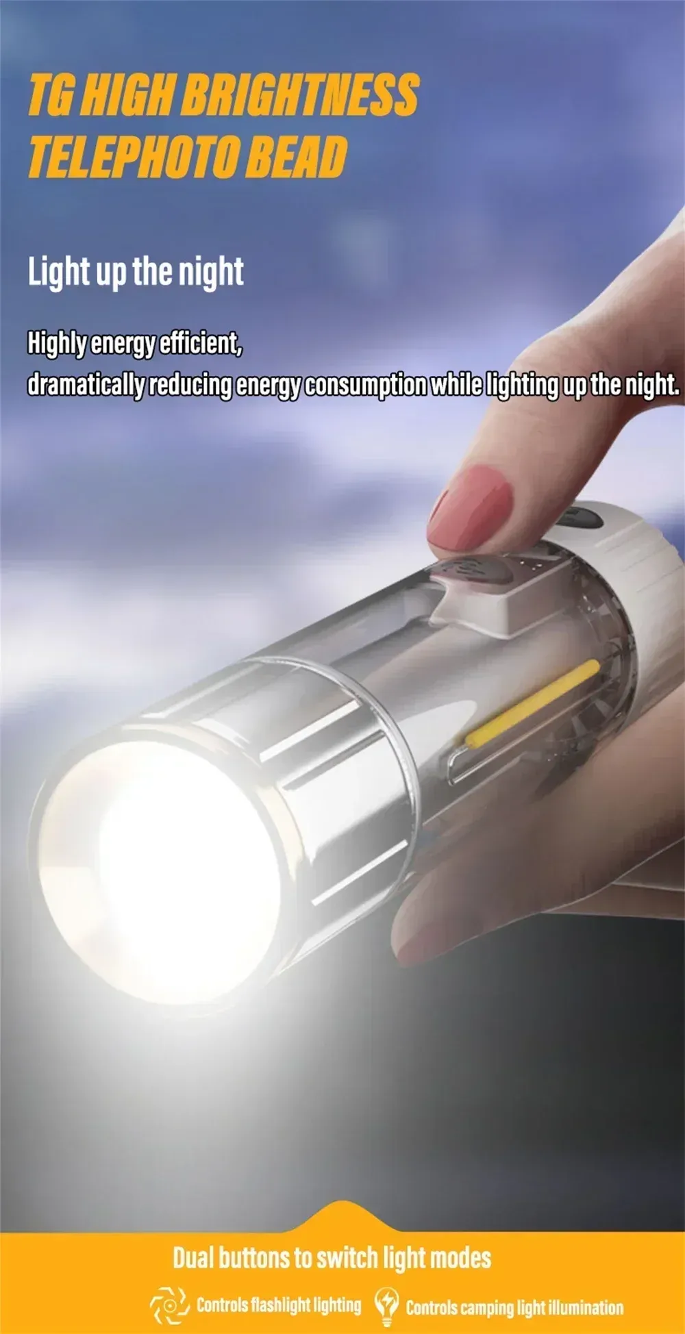 Modes d'éclairage de la lampe de camping