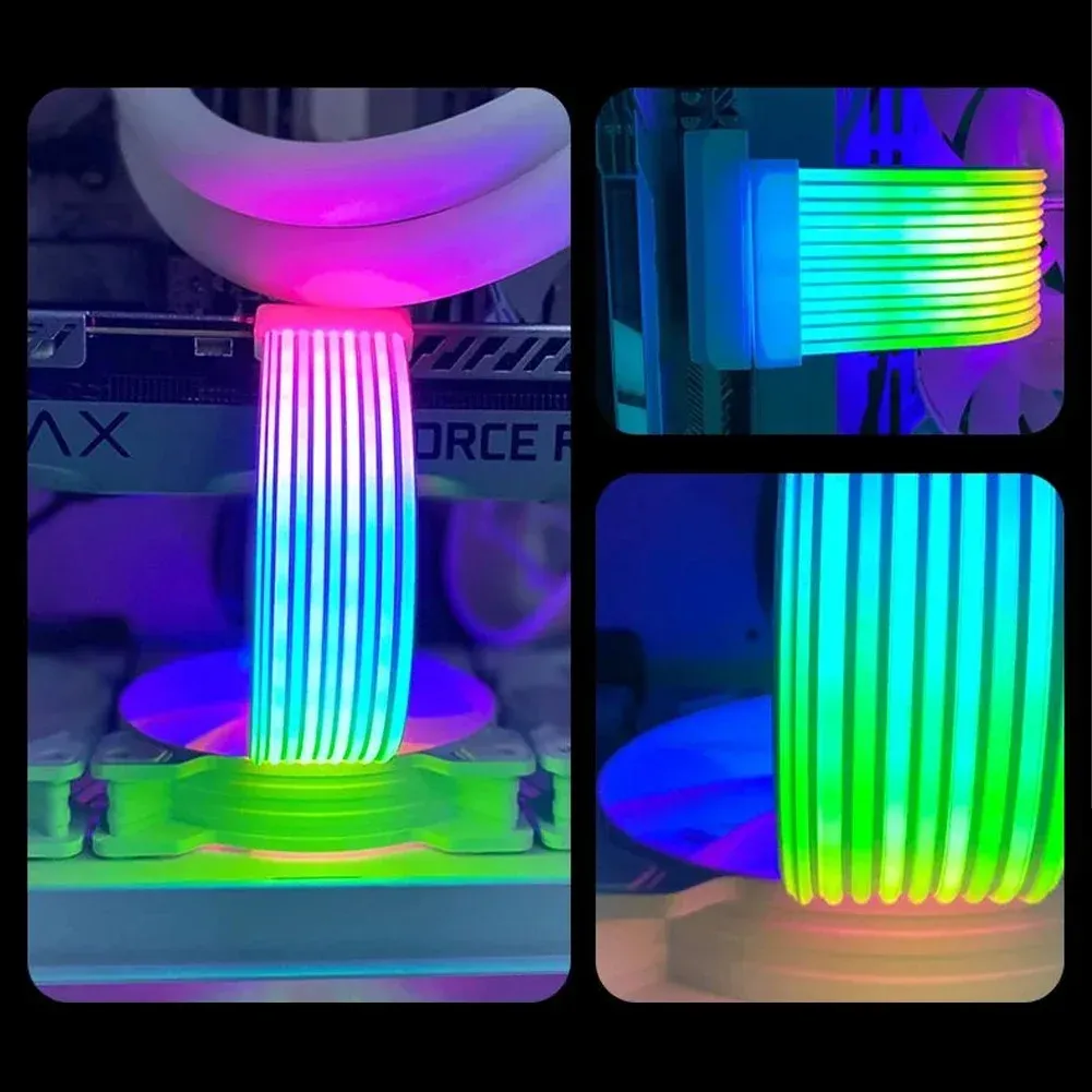 Ruban lumineux RVB pour PC, effets de couleurs