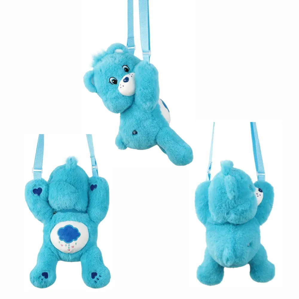 Sac bandoulière en peluche Care Bears 3D 30 cm, design Kawaii en forme d'ours 4