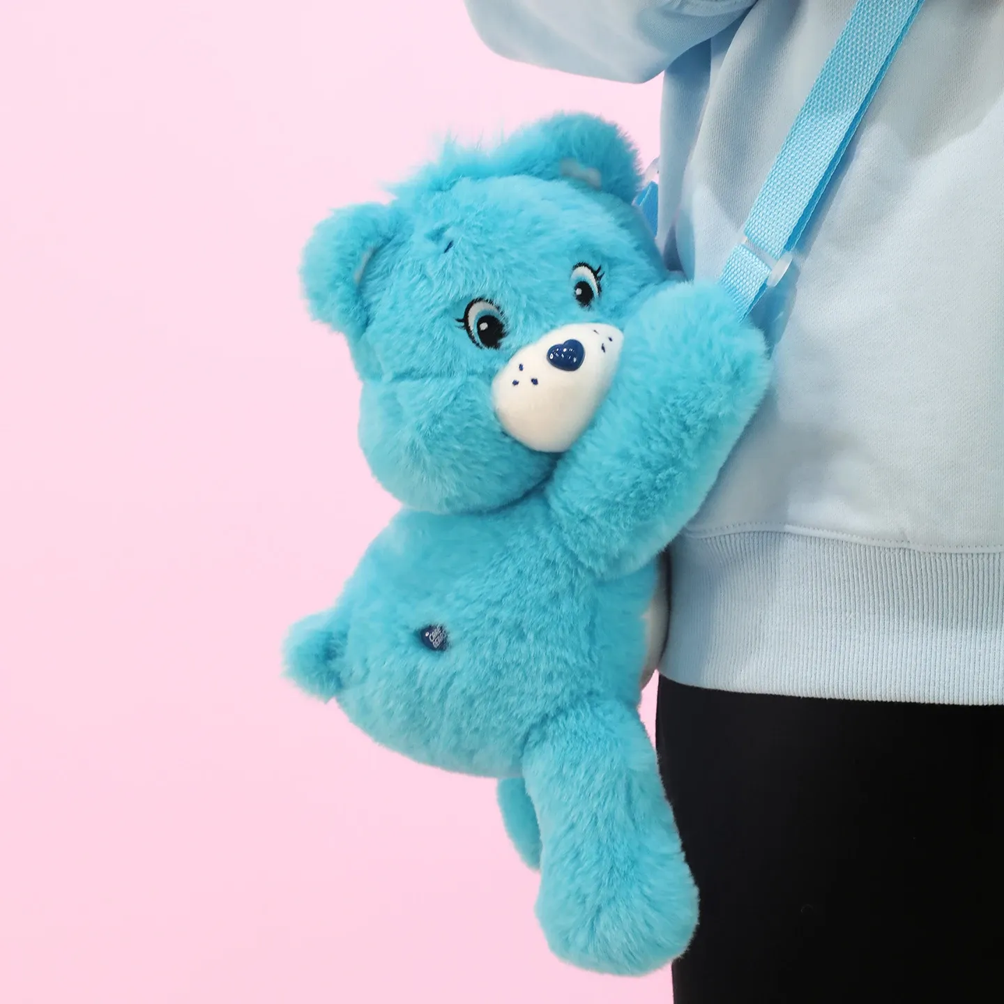 Sac bandoulière en peluche Care Bears 3D 30 cm, design Kawaii en forme d'ours 8