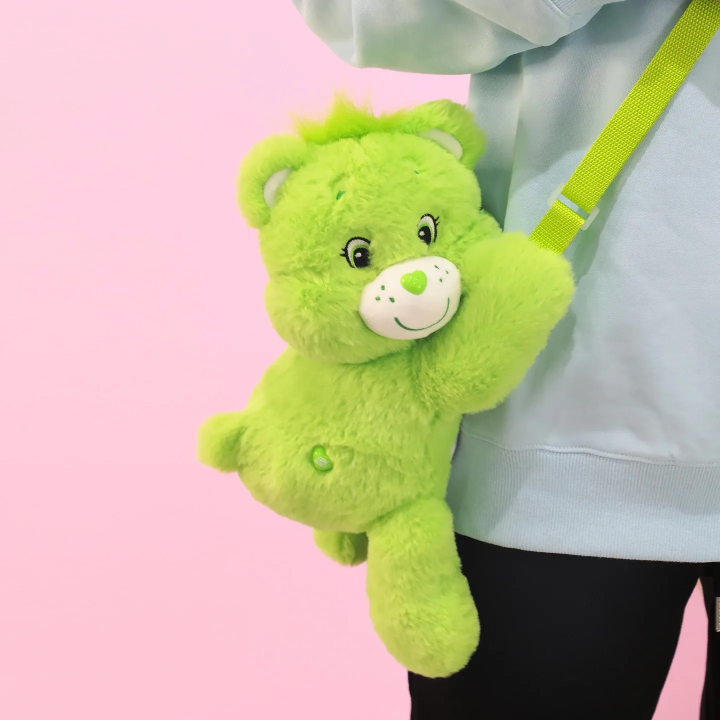 Sac bandoulière en peluche Care Bears 3D 30 cm, design Kawaii en forme d'ours 9